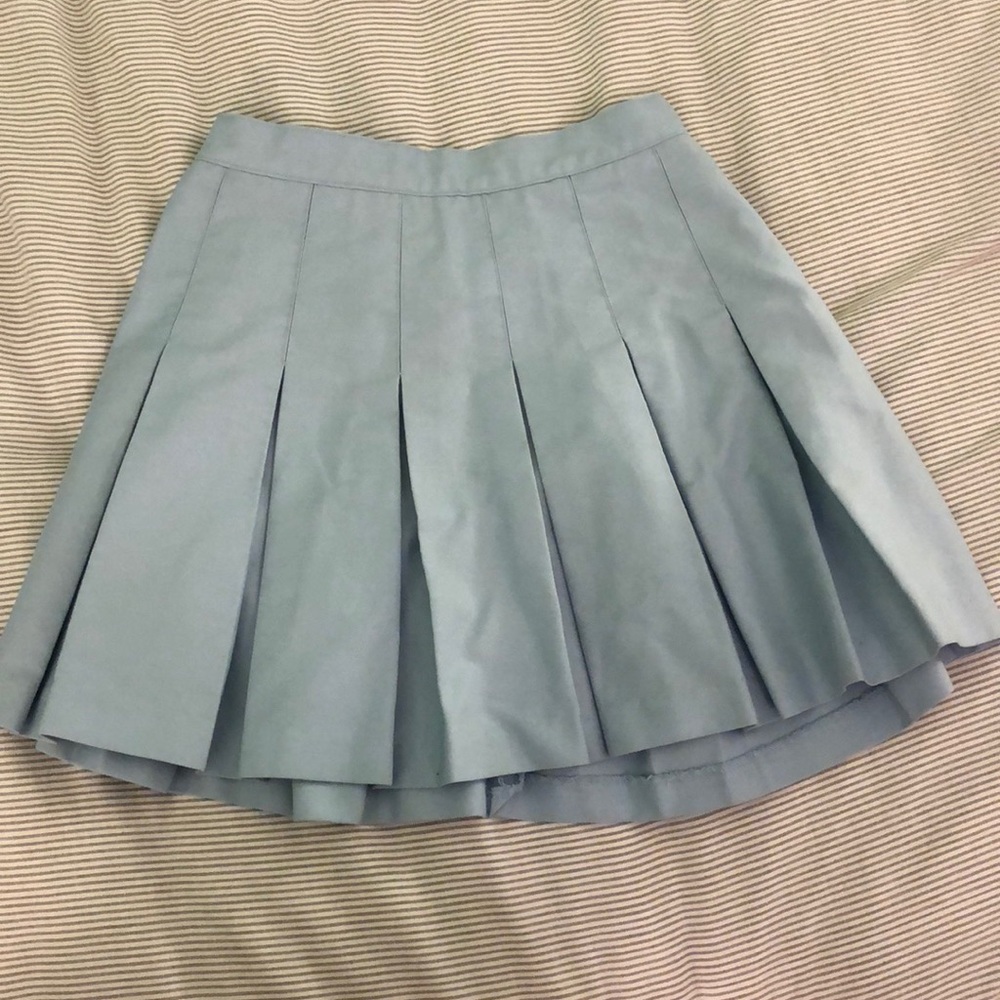 Light blue tennis skirt
